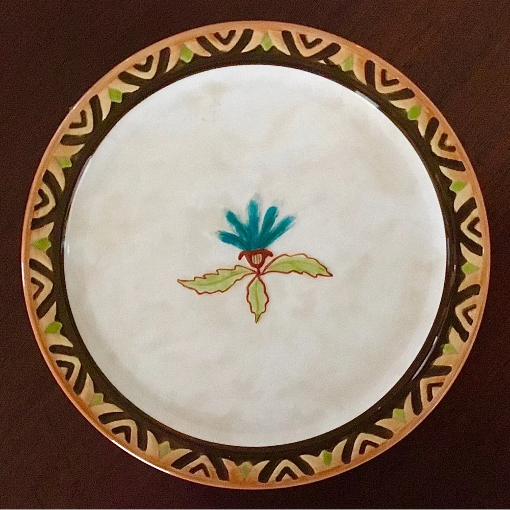 2 New Fitz and Floyd ‘Global Market’ 6.5” Party Plates - Picture 3 of 11